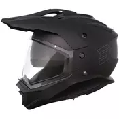 Enduro motociklistička kaciga Shot Trek Max Vision Solid mat crna
