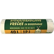 Biorazgradljve vrečke za smeti, Piskar, 40 l/12 kos