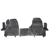 Rubber car mats Ford Transit / Tourneo Custom 2018- (2 seats, automatic)