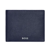 Hugo Boss novcanik klasicnog zrnastog oblika HLW416N, plavi