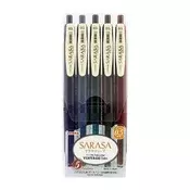 Zebra Sarasa Clip 0.5 Vintage set od 5 boja gel olovaka 69420