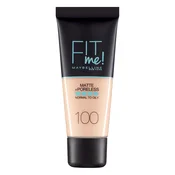 Maybelline Fit Me Matte + Poreless Liquid Foundation 100 Warm Ivory 30ml