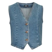 BUFFALO Brezrokavnik moder denim