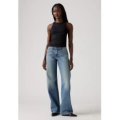 Levis for woman. A5566-0028 Jeans Loose blue (25/30), Casual, Cotton, Denim