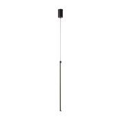 Redo 01-3116 - LED luster na sajli TABOO LED/9W/230V crna