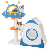 COSTWAY Praskalnik za mačke z motivom UFO Praskalnik za mačke UFO, (5000115550)