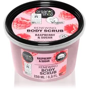 Organic Shop Body Scrub Raspberry Cream - 250 ml