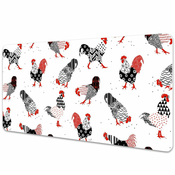 Decormat Podloga za pisalno mizo Rooster geometry 100x50 cm