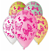 Teddies Napihljivi baloni - metulji 5 kosov