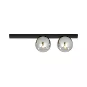 Plafonsko svetlo FIT 2xE14/10W/230V crno/sivo