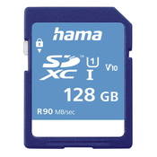 HAMA SDXC 128GB Class 10 UHS-I 90MB/s