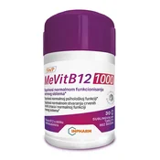 Inpharm MeVit B12 1000 vitamin B12, 30 tableta