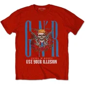 Guns N Roses Bandana Skull Red L Majica