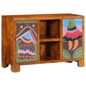 Vidaxl Bivak Multicolor 90x35x60 Masivni les Akacija