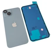 Originalni zadnji ovitek ORG Flap + lepilni trak razreda A za iPhone 14, moder