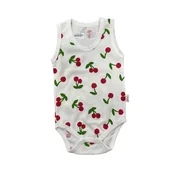 Bodi za bebe bez rukava 124399, Beli