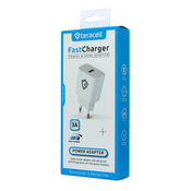 TERACELL EVOLUTION Kućni punjač TC-09 QC4.0 20W beli