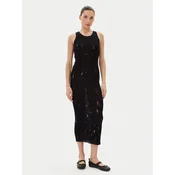 PINKO Pletena obleka 105141 A2LP Črna Slim Fit