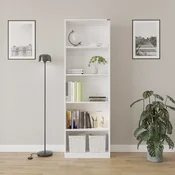 Hanah Home Polica za knjige Ktp-350-Bb-1, 64x182x26 cm, Bela