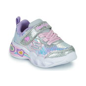 SKECHERS Patike za devojcice 302313N Sweetheart Lights -L srebrne