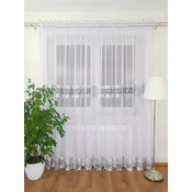 shumee Dolga zavesa z dvojno gipur čipko 400 cm x 250 cm