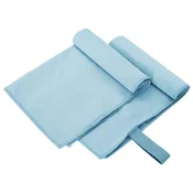 Vidaxl Športne brisače 2 szt. Modra 50 x 30 cm Poliester in poliamid