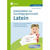 Arbeitsblätter zur Grundlagengrammatik Latein, m. CD-ROM