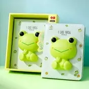 Blok LAZY STARS Squishi - A5, žaba, 128 listov