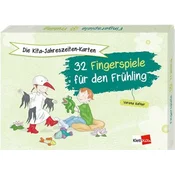 Die Kita-Jahreszeiten-Karten: 32 Fingerspiele für den Frühling