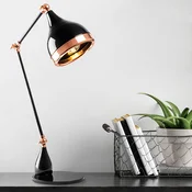 Opviq Stona lampa E27 Max 40W, Crno-Bakar