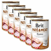 Konzerva Brit Paté & Meat Rabbit 6x400 g