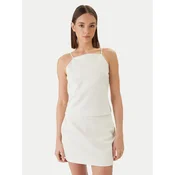 Calvin Klein Jeans Top Ponte LV044F206G Bež Slim Fit