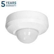Stropni PIR senzor gibanja 360°, IP44, 2000W, beli