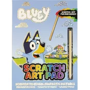 Knjiga za struganje - Bluey Scratch Art Pad