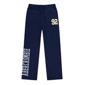 Abercrombie & Fitch Hlače BENCHWARMER mornarska/svetlo oranžna/bela
