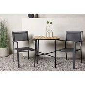 Venture Design Set mize in stolov Holmbeck Copacabana, miza 74x70x88 cm, črna