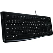 LOGITECH K120 Wired Keyboard - BLACK - RUS/INTNL - USB - EER - B2B