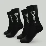 STRIX Carape Essential Crew 2Pack Black