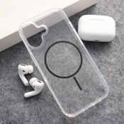 Maska Mag Case Clear Slim za iPhone 17 crna