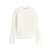 TOMMY HILFIGER Pulover naravno bela