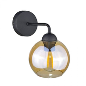Zidna svetiljka MELLE BLACK 1xE27/60W/230V