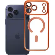 Ovitek za iPhone 17 PRO MAX Electro Mag združljiv z MagSafe oranžen