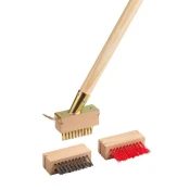 ŽIČNA ŠČETKA ZA ČIŠČENJE FUG TLAKOVCEV 140cm 3-DELNI SET | Topdom
