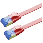 VALUE Value 21992120 RJ45 omrežni kabel\, Patch kabel CAT 6a F/UTP 0.50 m rdeča 1 kos, (20630849)