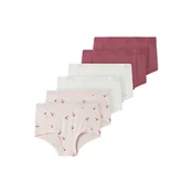NAME IT Spodnjice oliva/magenta/pastelno roza/bela