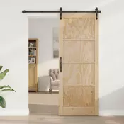 vidaXL Notranja vrata Naravna 93 x 211 cm Vezani les
