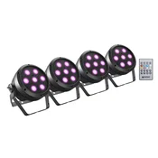 Cameo ROOT PAR 4 SET 1, 4x ROOT PAR 4 + IR kontrola - Cameo