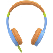 HAMA Otroške slušalke "Kids Guard", na ušesih, omejevalnik glasnosti, prilagodljive, modre