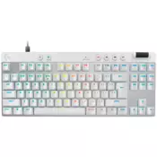 LOGITECH G PRO X TKL RAPID Gaming Keyboard - WHITE - US INTL - USB - EMEA28i-935 - LINEAR - 920-013242