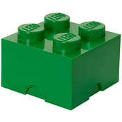 LEGO škatla za shranjevanje (25x25x18cm), temno zelena